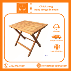 (GIÁ TẬN XƯỞNG) Bàn gỗ xếp quán caffe, trà chanh, chữ nhật sang chảnh nhỏ gọn, tiện lợi dễ sử dụng