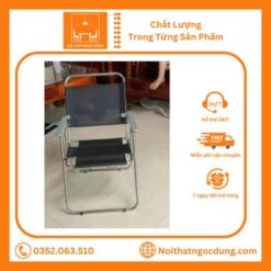 Ghế Camping inox vải dù