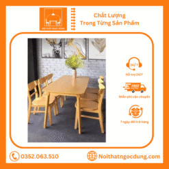 Bàn Ghế Phòng Ăn Phong Cách Ấm Cúng - Gia Đình