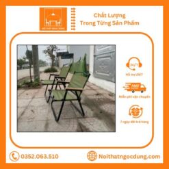 Ghế xếp dã ngoài vải dù